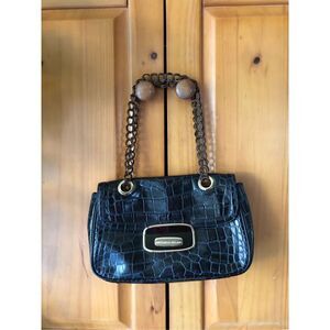 Antonio Melani Croc Chain Shoulder Bag
